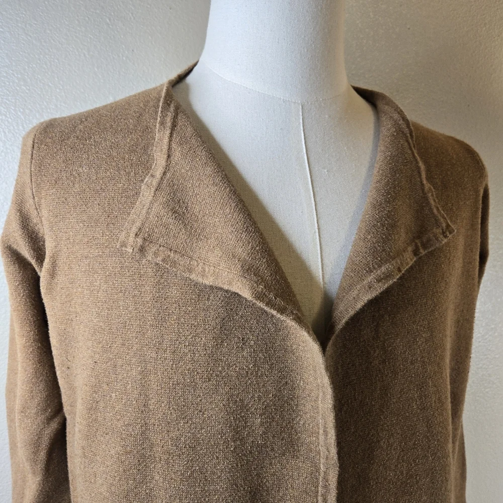 J. Crew Open Front Longline Cardigan Medium